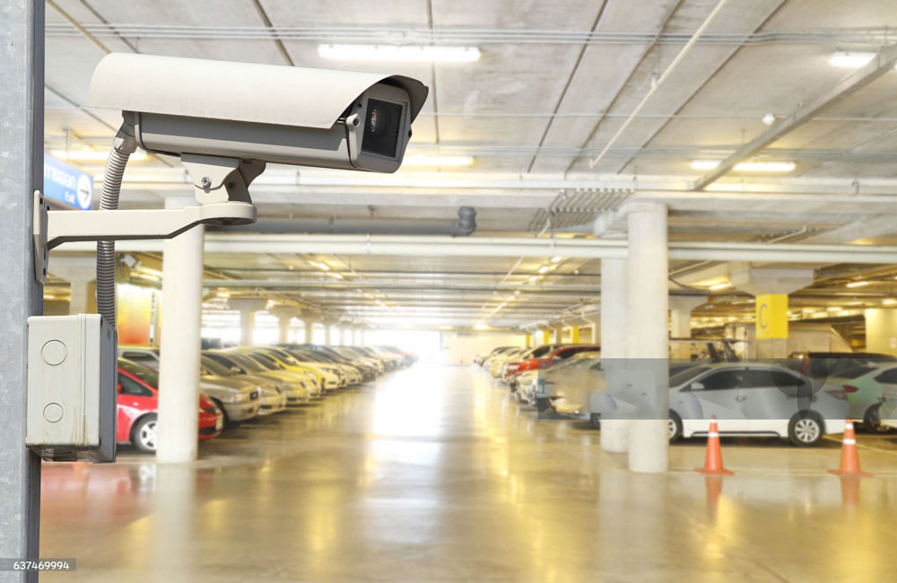 عکس دوربین مداربسته در گاراژ