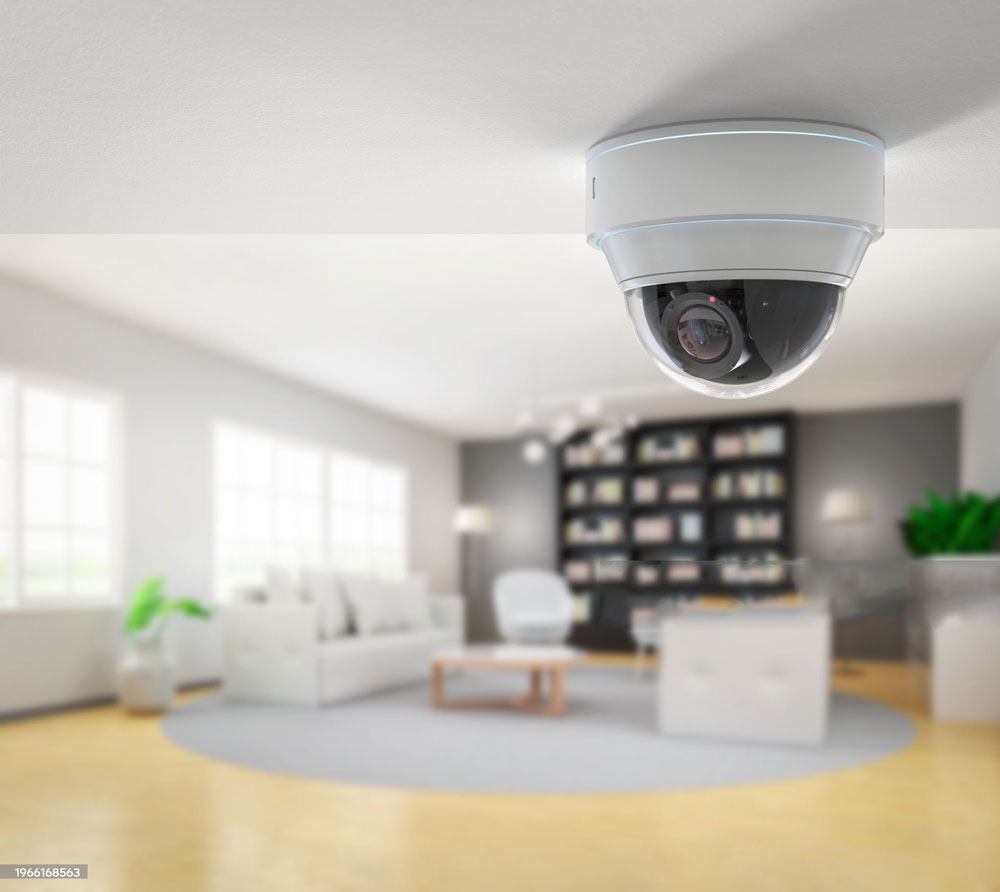 عکس دوربین مداربسته در منزل